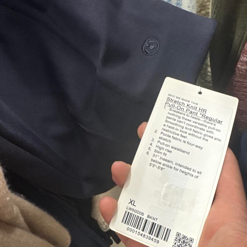 Lululemon stretch knit high rise pull on